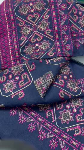Rs 7950 Fragrant karandi Emb 3pc Emb shawl Rs 7950 Fragrant karandi Emb 3pc Emb shawl